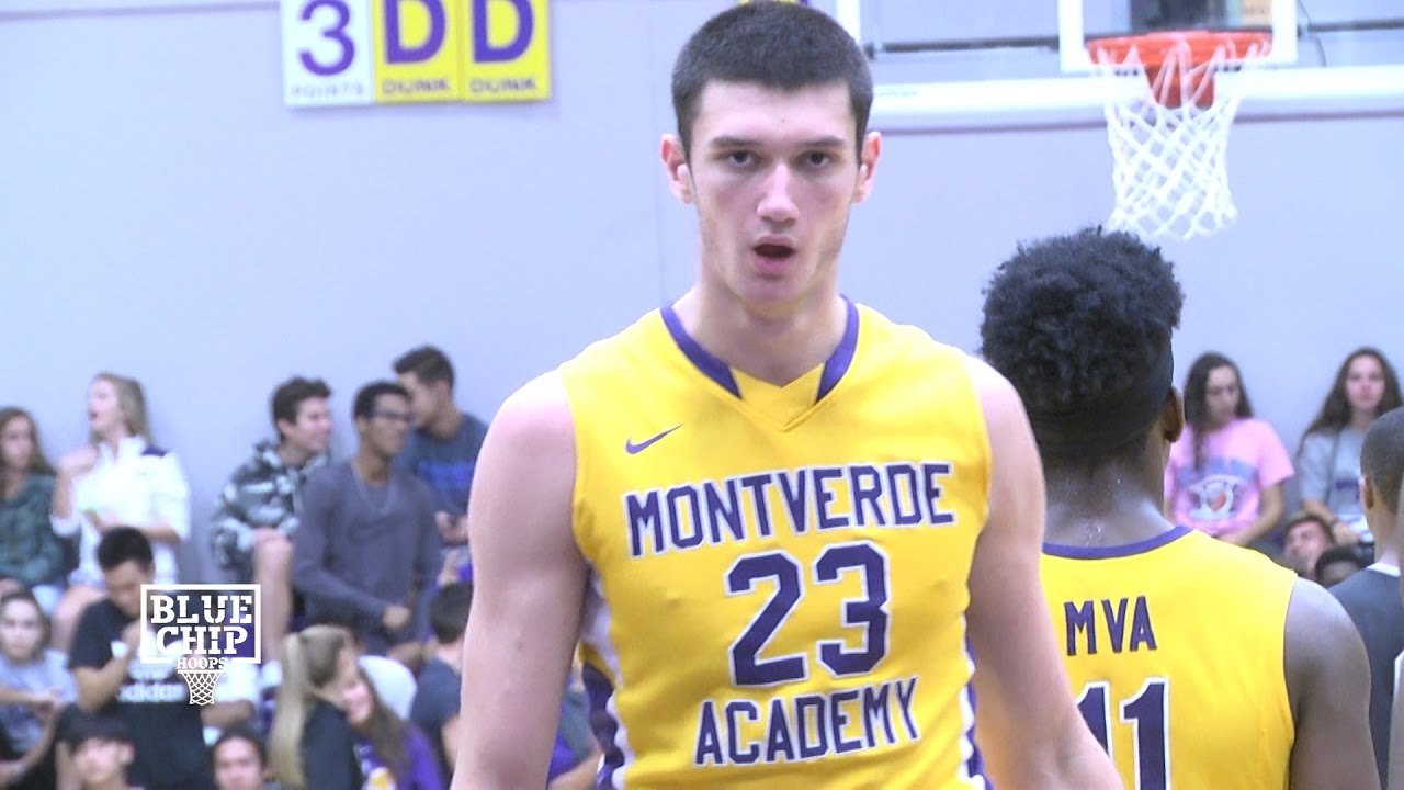 6'10 Sandro Mamukelashvili Is a Smooth Lefty Forward!! Monteverde FL vs GA Highlights