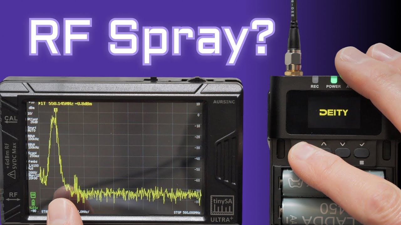 What is RF spray from wireless microphones? ft. DEITY THEOS SARAMONIC K9