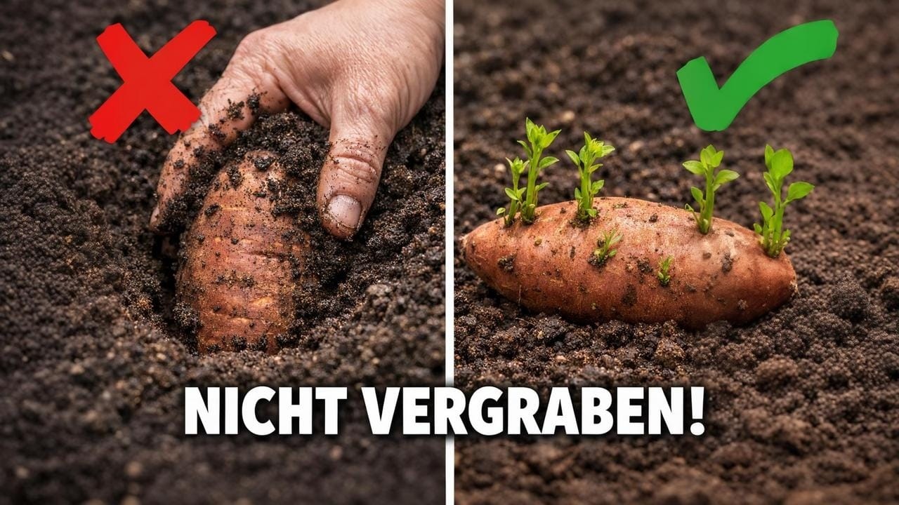 Vergrab sie NICHT! 🍠 Der Fehler, der dich 20 kg Ernte kostet (Süßkartoffel Guide)