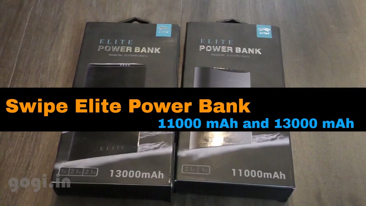 Swipe Elite Power Bank 11000 mAh and 13000 mAh from Rs. 999 (in Hindi  हिन्दी)