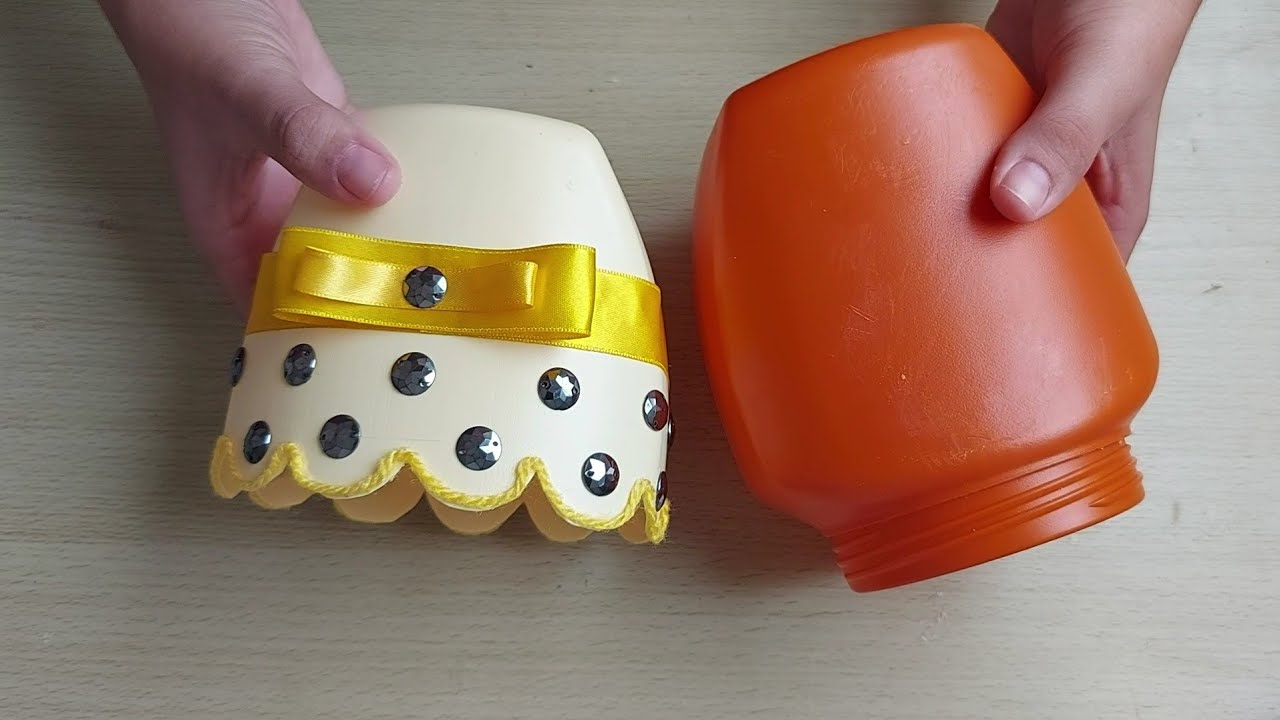 2 IDEIAS incríveis de artesanato com potes de creme