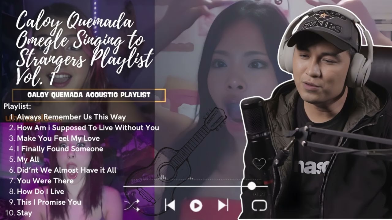 Caloy Quemada Omegle Acoustic Playlist Vol. 1 | Serenading Strangers Playlist | Acoustic Lullaby