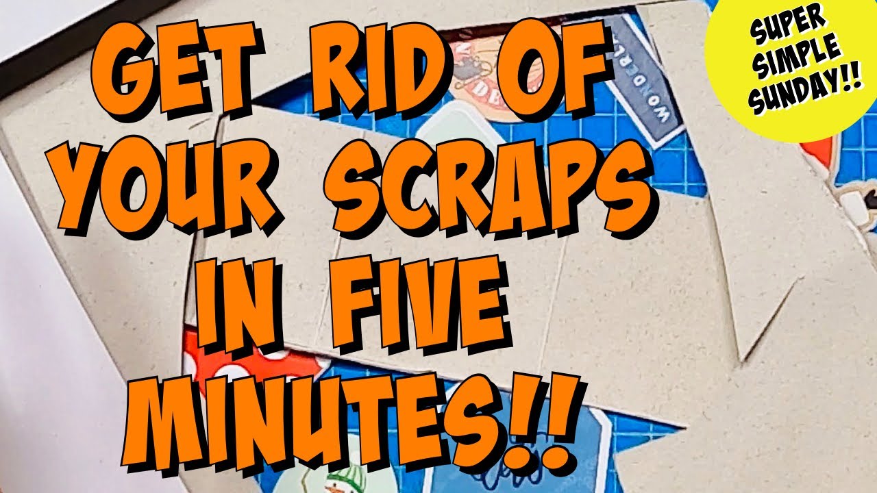 NO MORE SCRAPS!! use your SCRAPS! QUICK SCRAP CRAFT IDEA❤️❤️