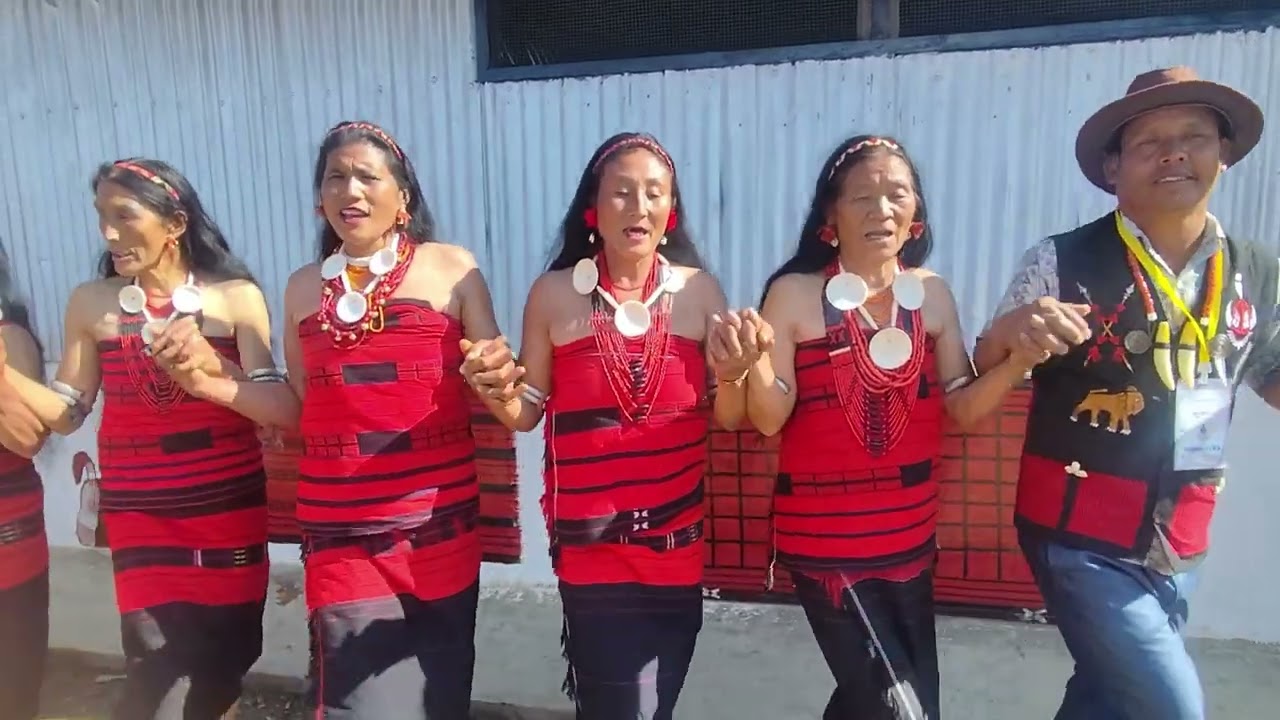 75 years celebration of Jankhiung kheang sangphur village logdrum