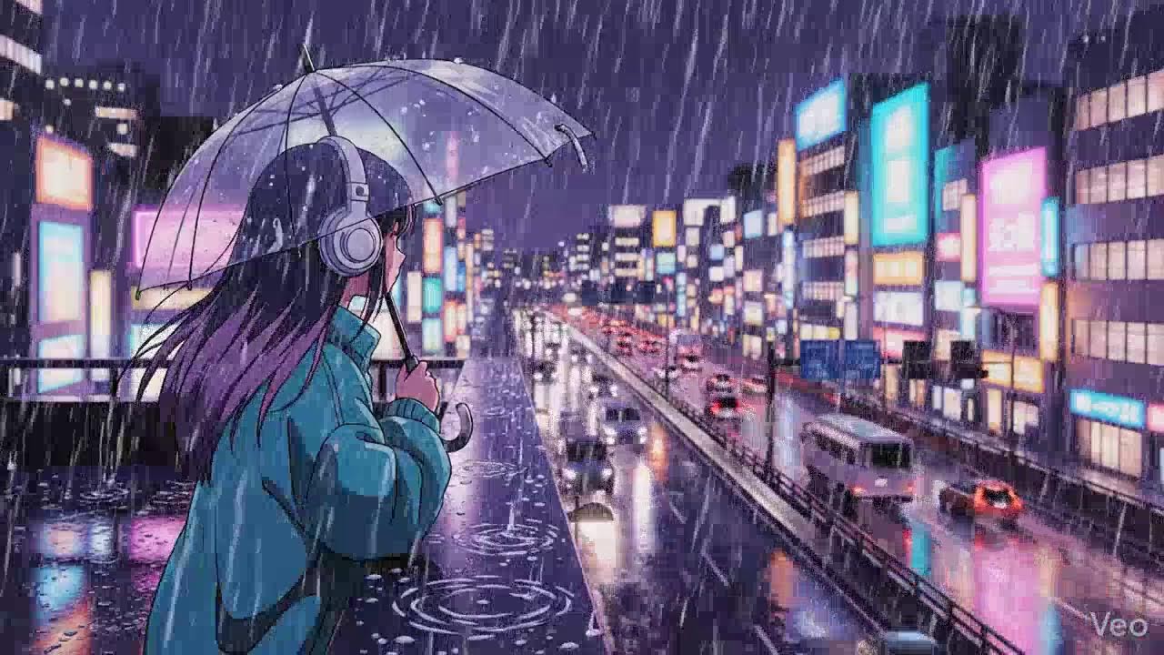 Soft Japanese Rain 🌙 Chill Night Lofi for Study & Sleep | Live Stream by The Japanese Town