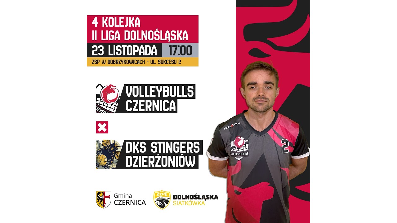 VolleyBulls Czernica vs DKS Stingers Dzierżoniów