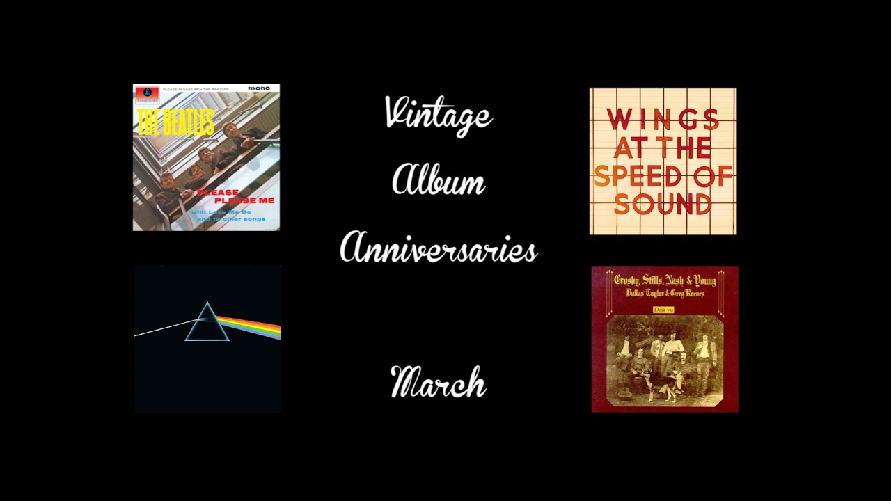 Vintage Album Anniversaries: March