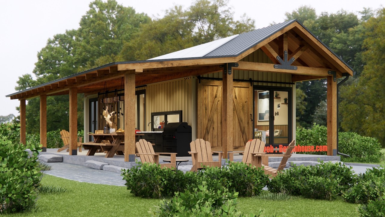 Stunning 2x40ft Container House Design | 2 Bedrooms & Modern Interior Tour