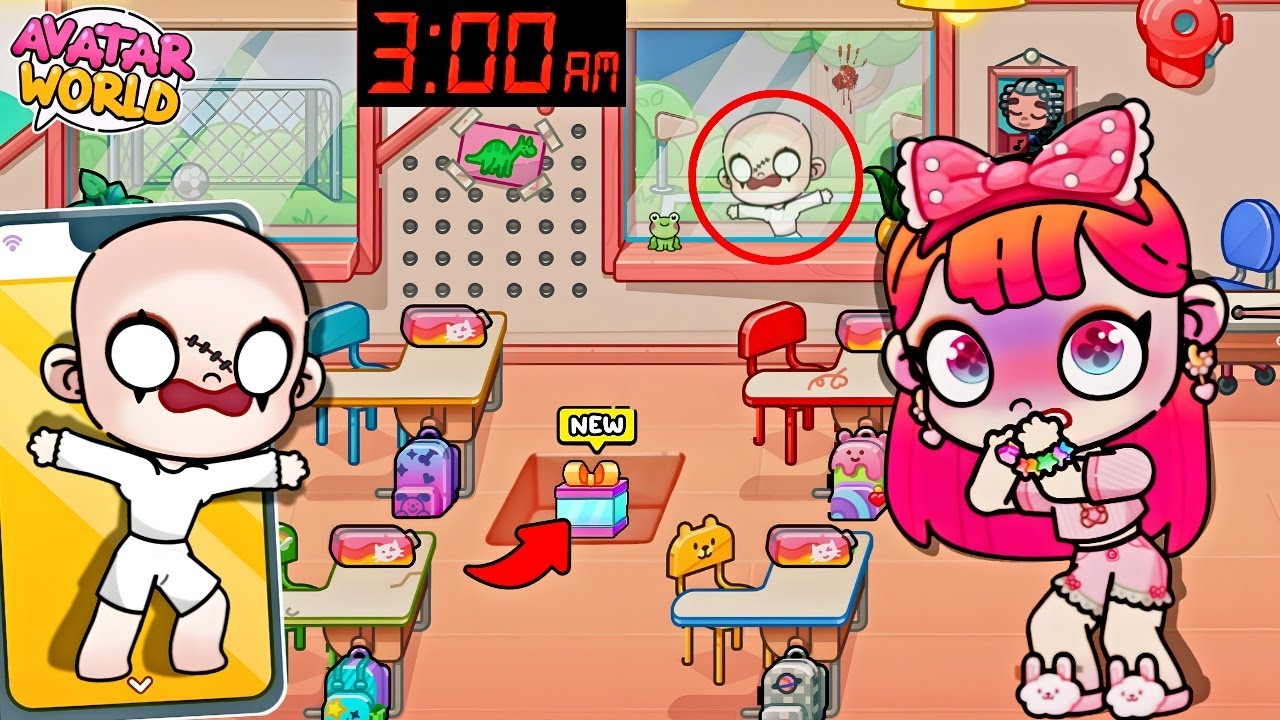 TESTANDO SEGREDOS E HACKS &Aacute;S 3 DA MANH&Atilde; NO AVATAR WORLD!!