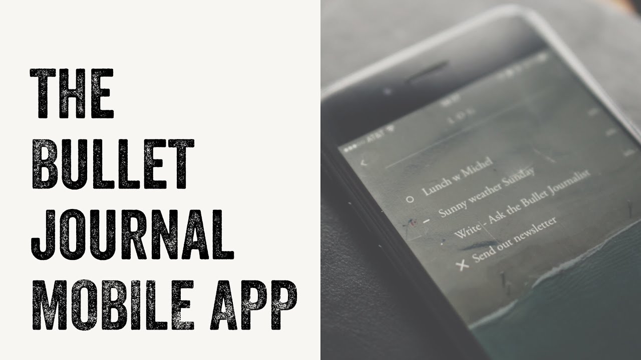 Используйте приложение Bullet Journal, чтобы организовать свою жизнь