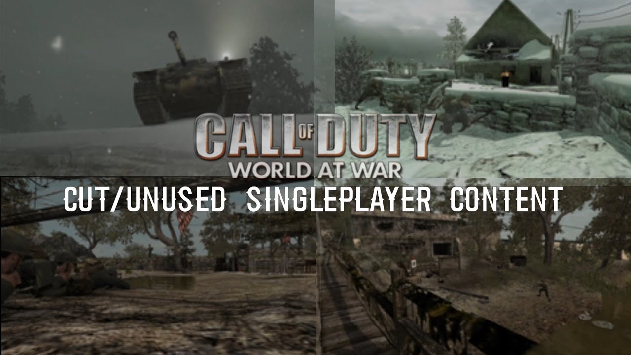 The Cut and unused singleplayer content for Call Of Duty:World At War 