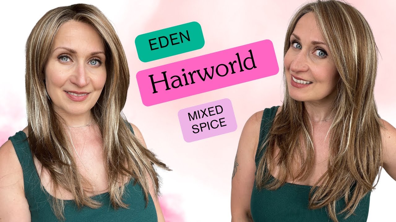 A must try! Eden by Hairworld in Mixed Spice rooted #wigreview