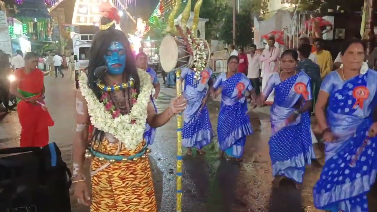 SRI THOPALAMMA BAJANA BRUNDHAM SRIKALAHASTRI PROGRAM MAHASHIVARATRI బ్రహ్మోత్సవాలు 3 వ రోజు 