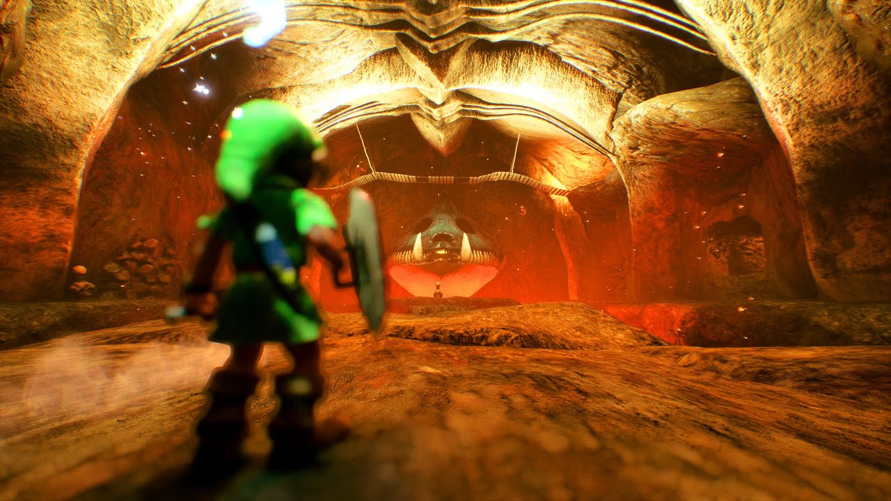 Unreal Engine 5 [5.4] Zelda Ocarina Of Time - Dodongo's Cavern Part1 + Download link