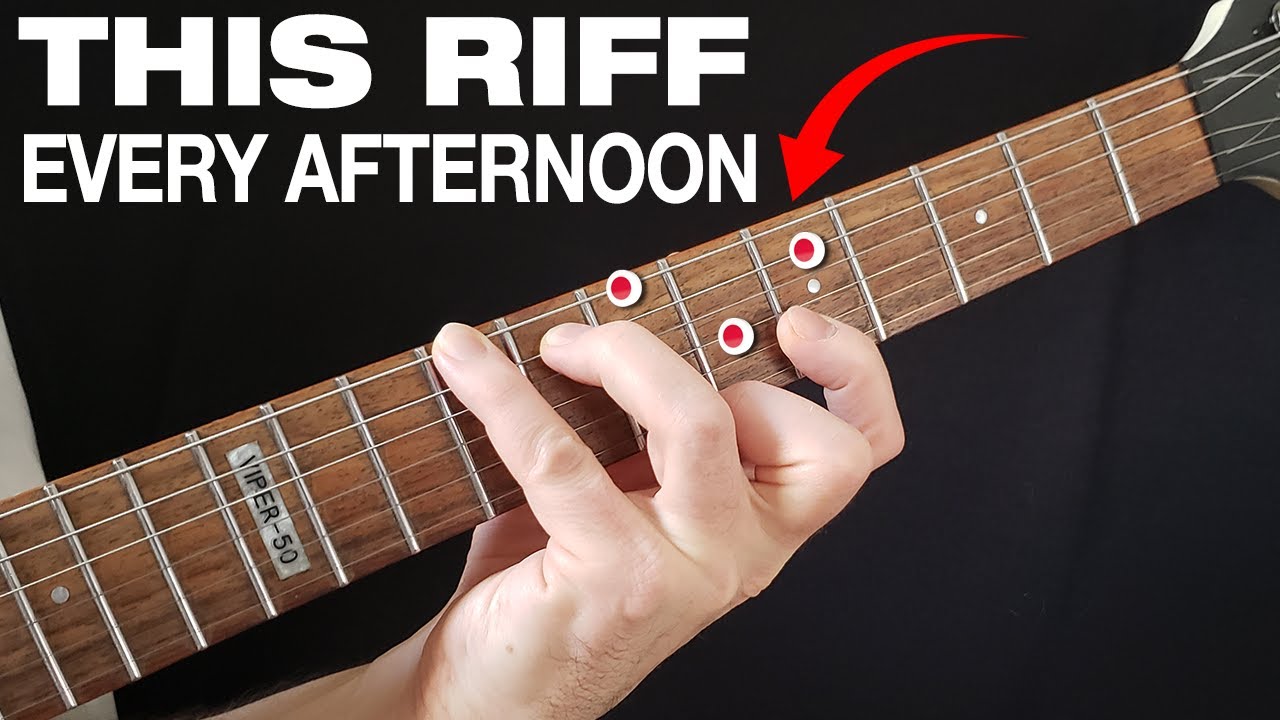 Play This RIFF for 2 Min. EVERY Afternoon! (GET RESULTS & HAVE FUN)