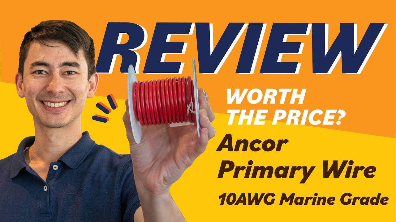 Ancor 10 AWG Stranded Copper Wire Product Review (Marine Grade)
