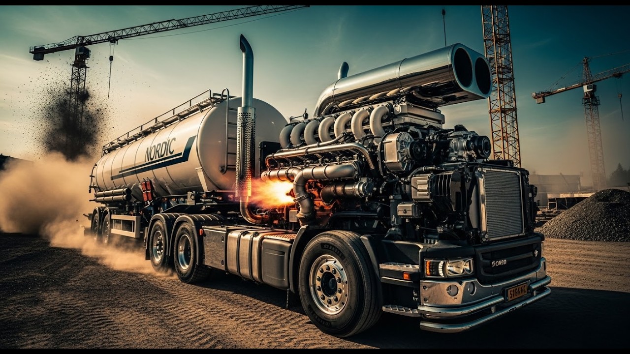 || ETS2 || ILLEGAL 1460HP V8: High-Speed Nordic Tanker Delivery to Jönköping! @jrpb 4K
