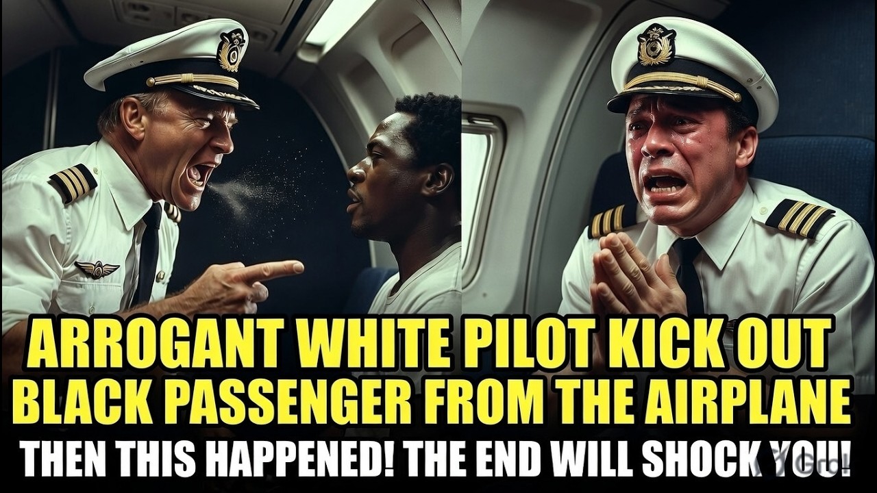 Pilot Threatened to Remove Black Passenger—Stunned When He Found Out His True Identity! (SHOCKING)