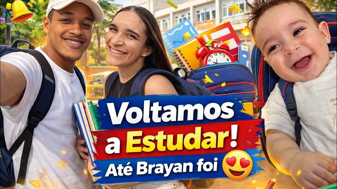 NUNCA É TARDE:voltamos a estudar e essa foi a melhor decisão que já tivemos!📚☺️