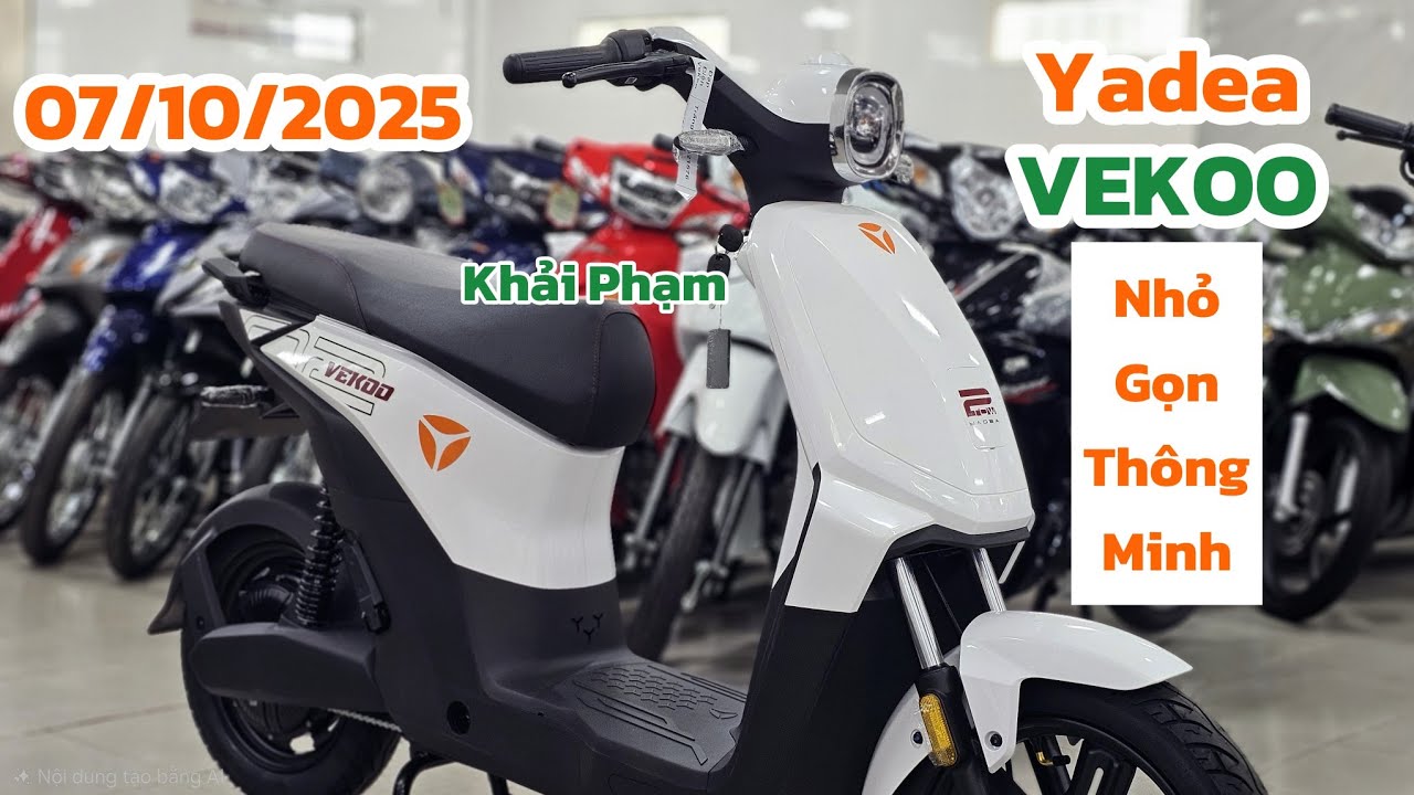 Báo giá xe điện Yadea VEKOO mới nhất 07/10/25 tại CH Mai Duyên. Khải Phạm #yadea #soobin #2026 #xe 