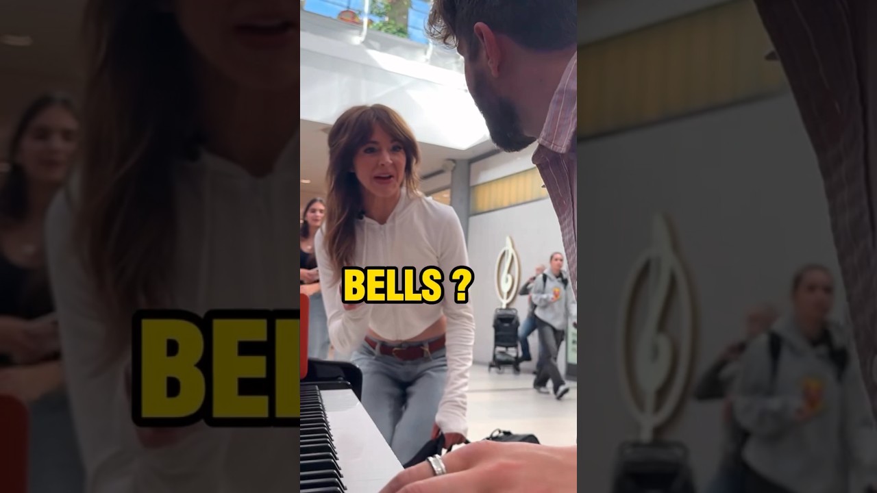 Epic Violin & Piano Duet in Shopping Mall | Carol of the Bells
