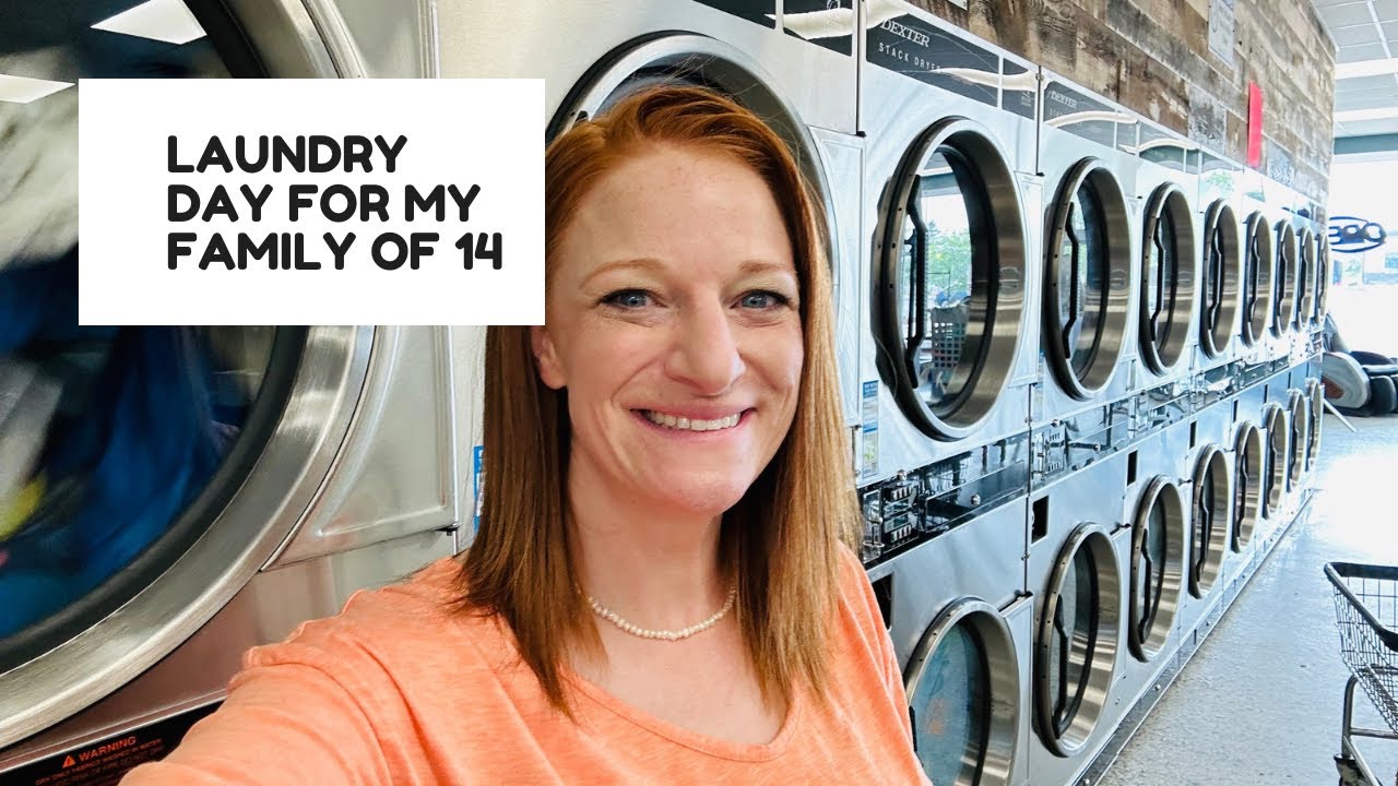 LAUNDRY DAY FOR MY FAMILY OF 14