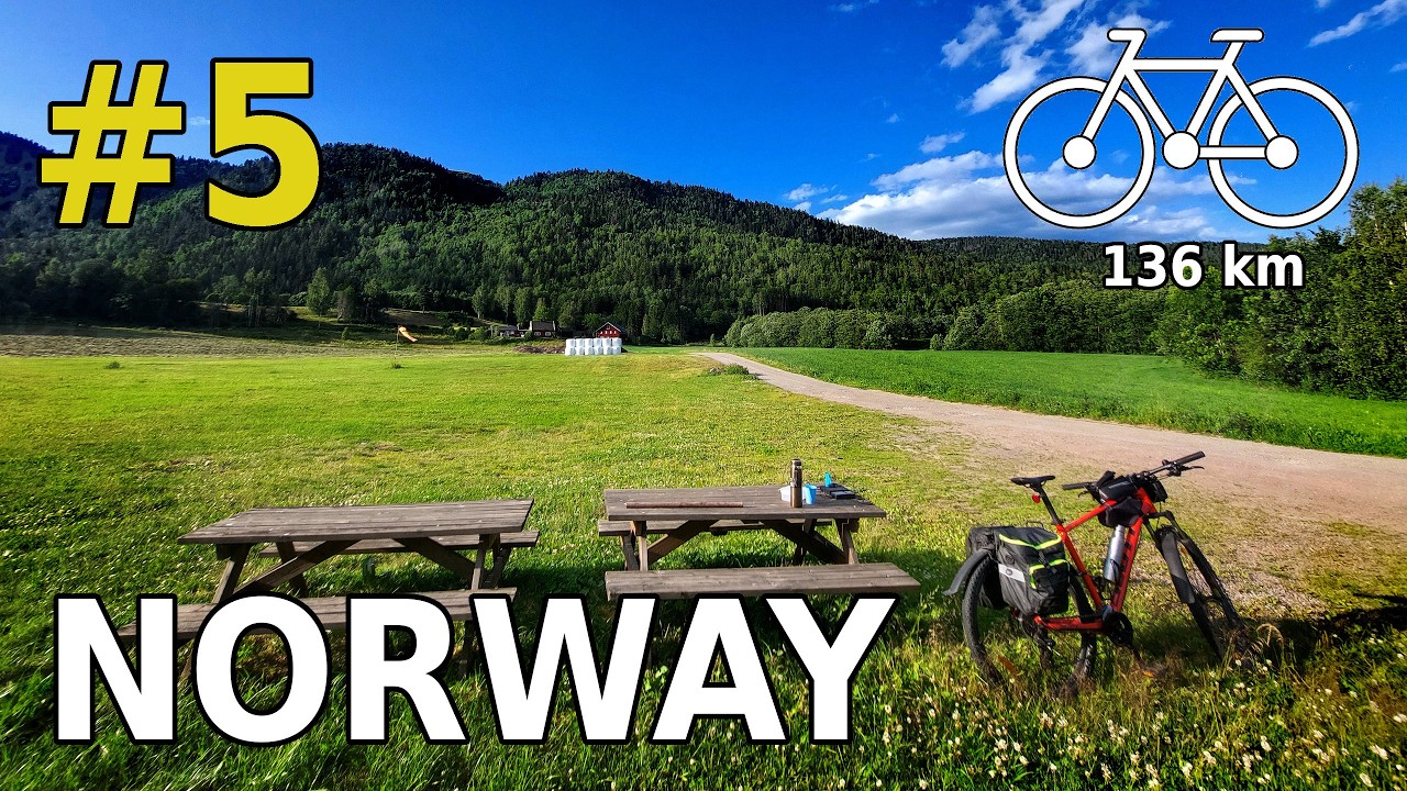 #5. Cycling in Norway | Scenic 136 km POV | Kongsberg/Darbu/Eikeren/Eidsfoss/Sande/Holmestrand