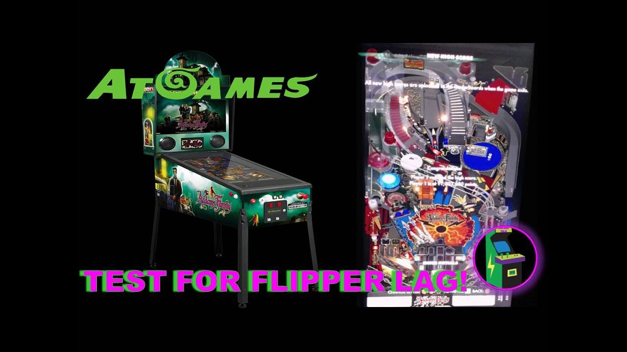 Atgames 4KP Pinball: The Addams Family - Test For Flipper Lag!