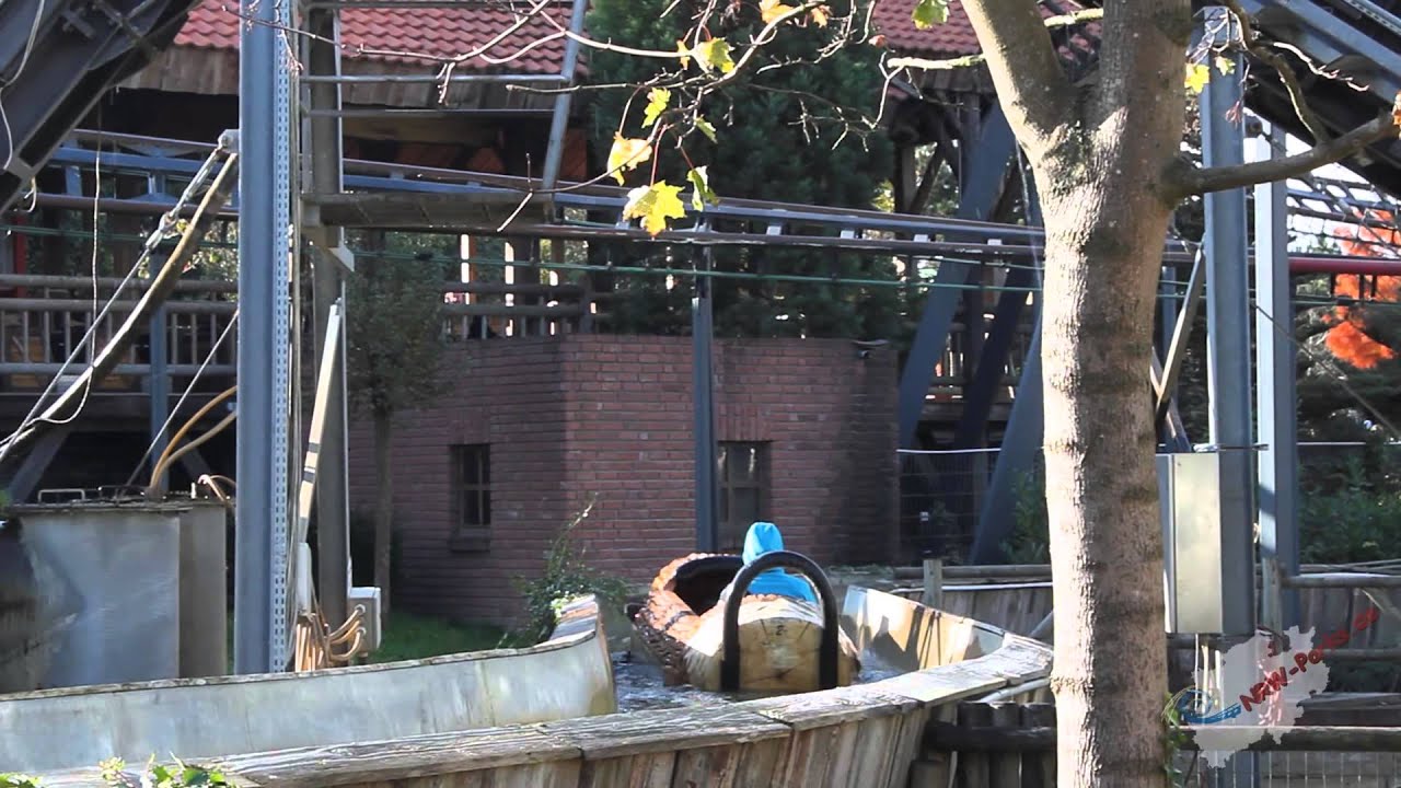 Wildwasserbahn Onride / Offride im Kernie's Familienpark Wunderland Kalkar [Full HD]