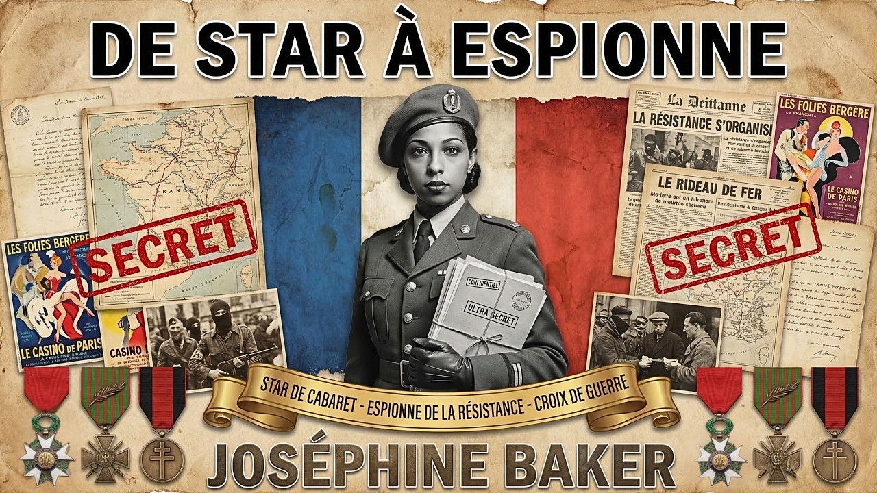 JOSÉPHINE BAKER: L'espionne qui Dansait pour la France (Mission Secrète WW2)