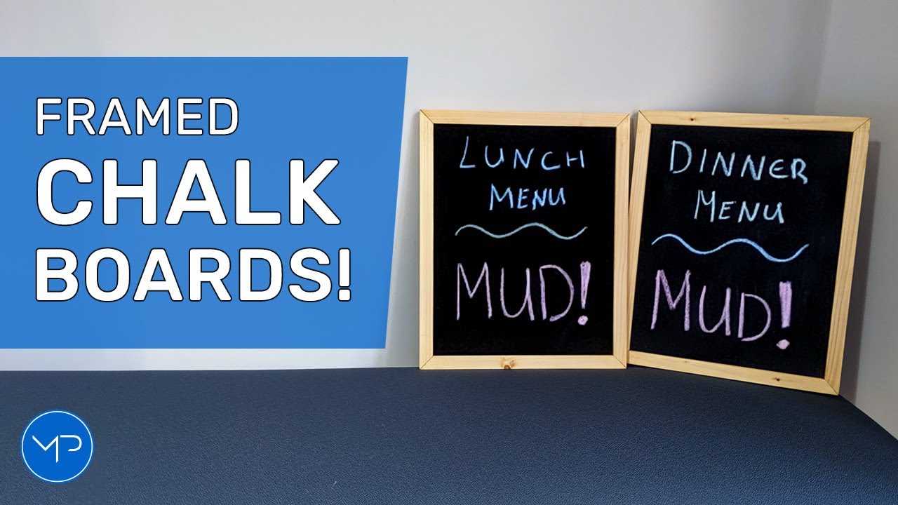 Easy DIY Chalkboards! ~ DIY Woodworking