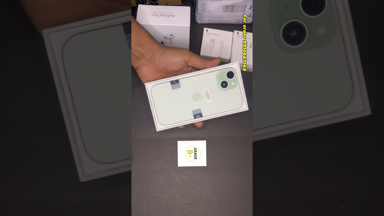 iPhone 15 (grade b-) just 31k From Cashify supersale 