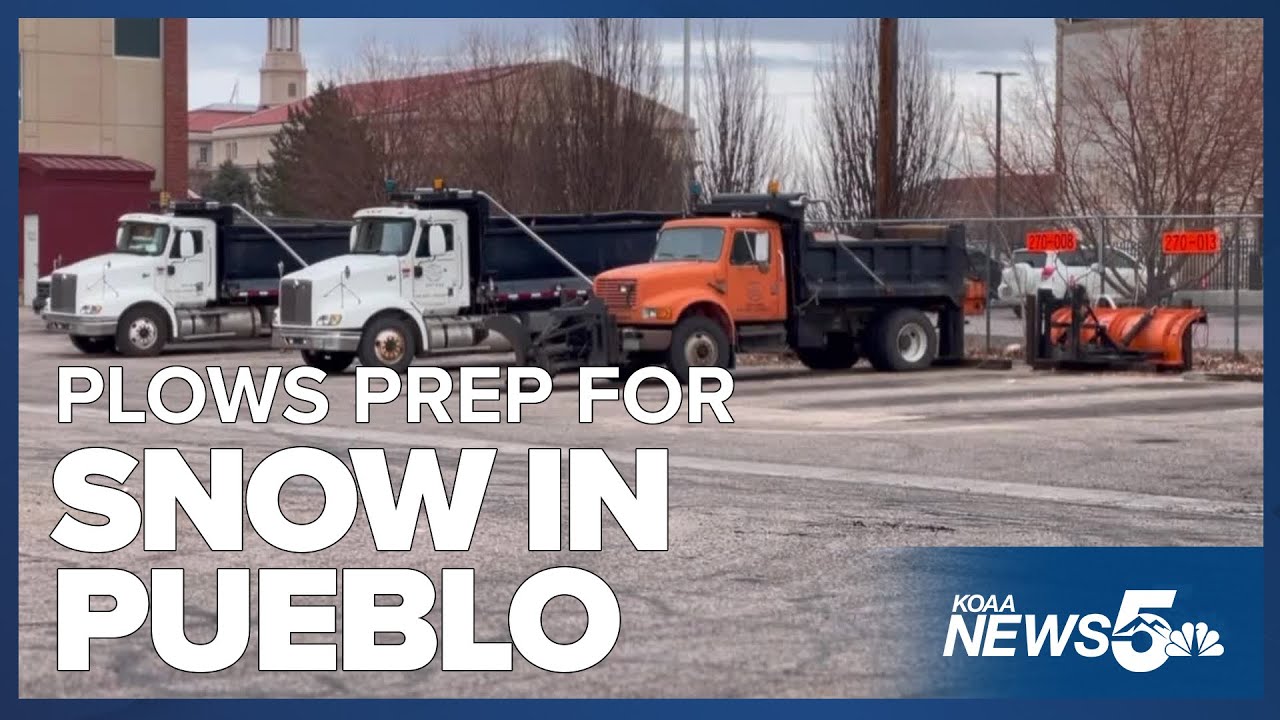 Snow plows in Pueblo prepare for winter weather