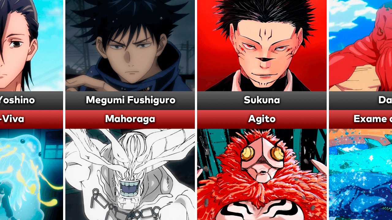 Todos os Shikigami em Jujutsu Kaisen em único vídeo...