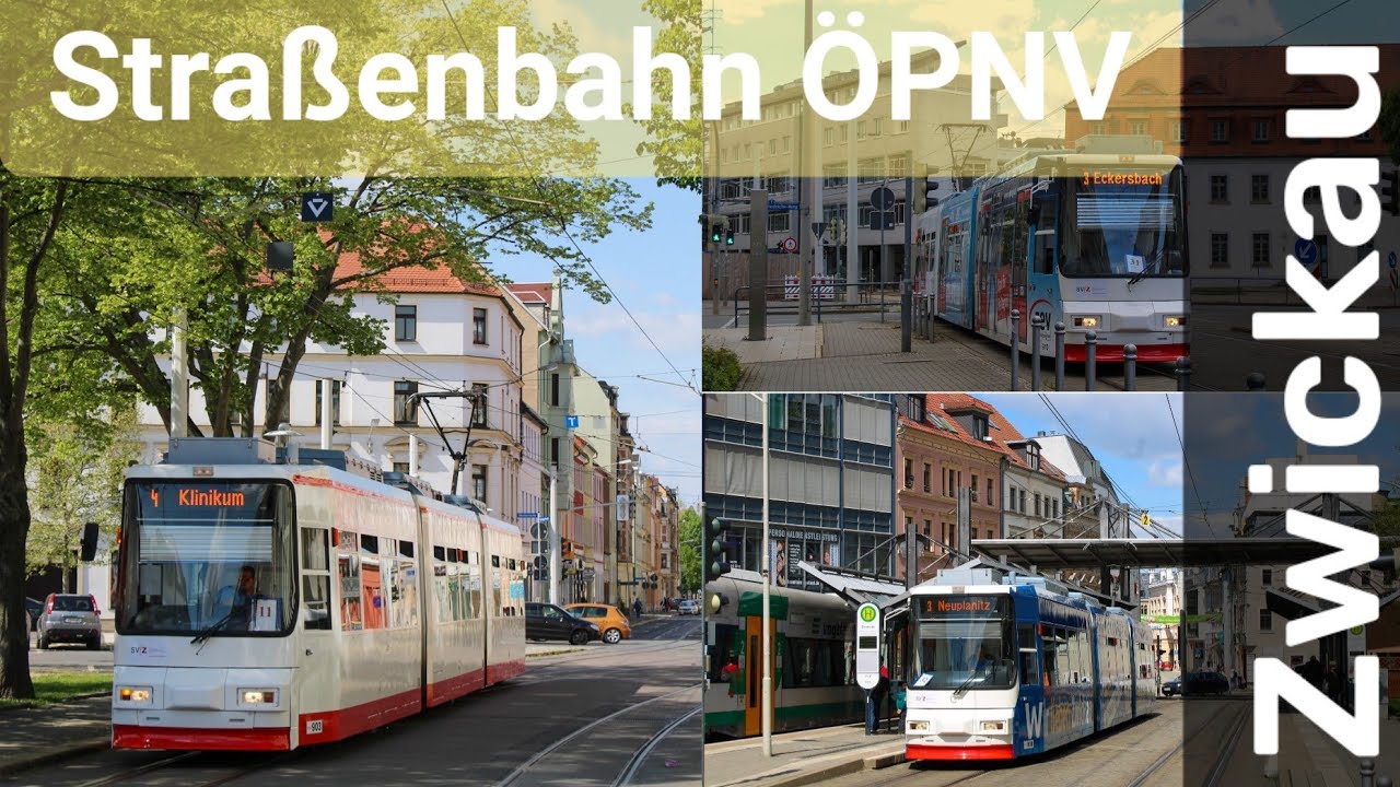 [Impressionen] Bus- und Bahnverkehr Zwickau | ÖPNV Videos Germany - 2022