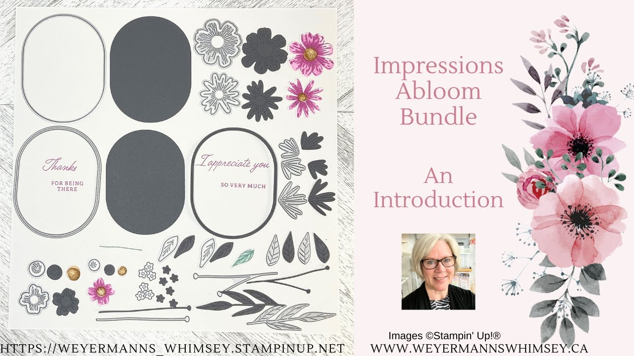 Impressions Abloom Bundle - An Introduction with Floral Impressions DSP Stampin’ Up!
