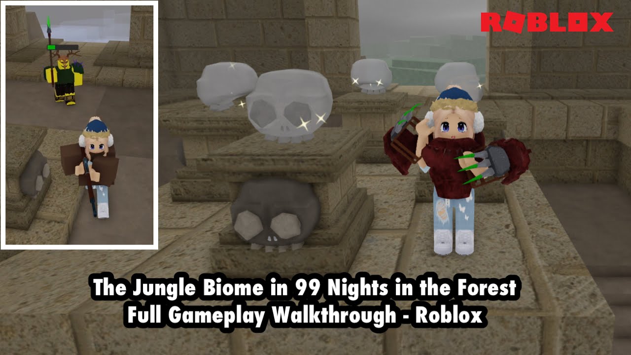 The Jungle Biome in 99 Nights in the Forest | Full Gameplay Walkthrough - Roblox