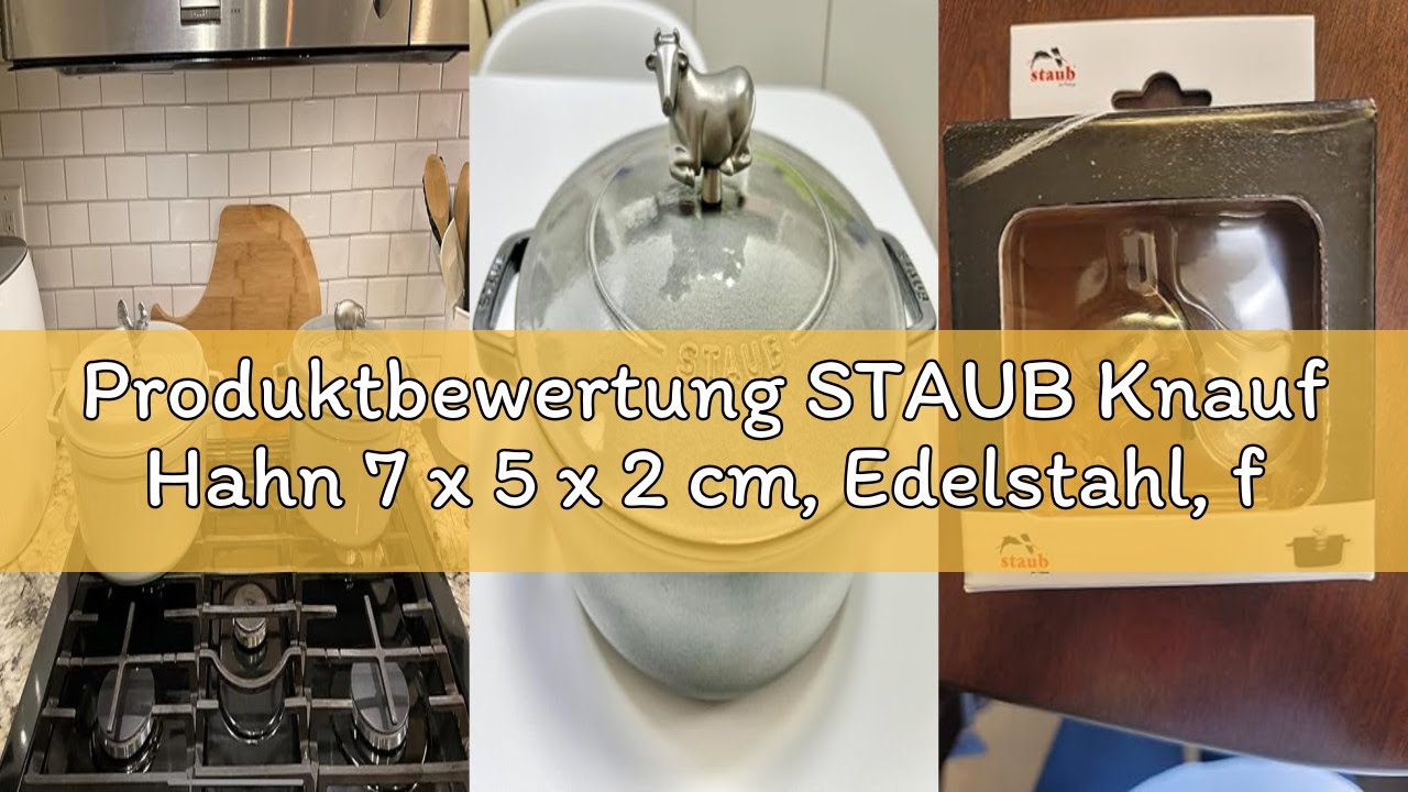 Produktbewertung STAUB Knauf Hahn 7 x 5 x 2 cm, Edelstahl, für Cocottes, Bräter mit Durchmesser 18-4