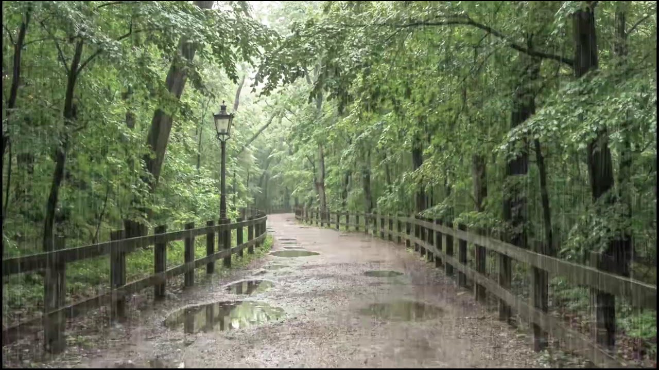 Soft Rainfall on Forest Canopy | Calming Nature Sounds for Deep Sleep