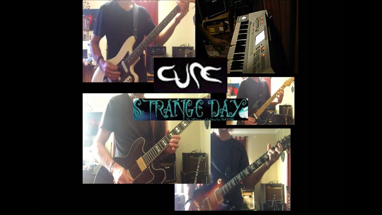 The Cure - A Strange Day - Guitar Cover (Instrumental) - with Fender VI (bass)