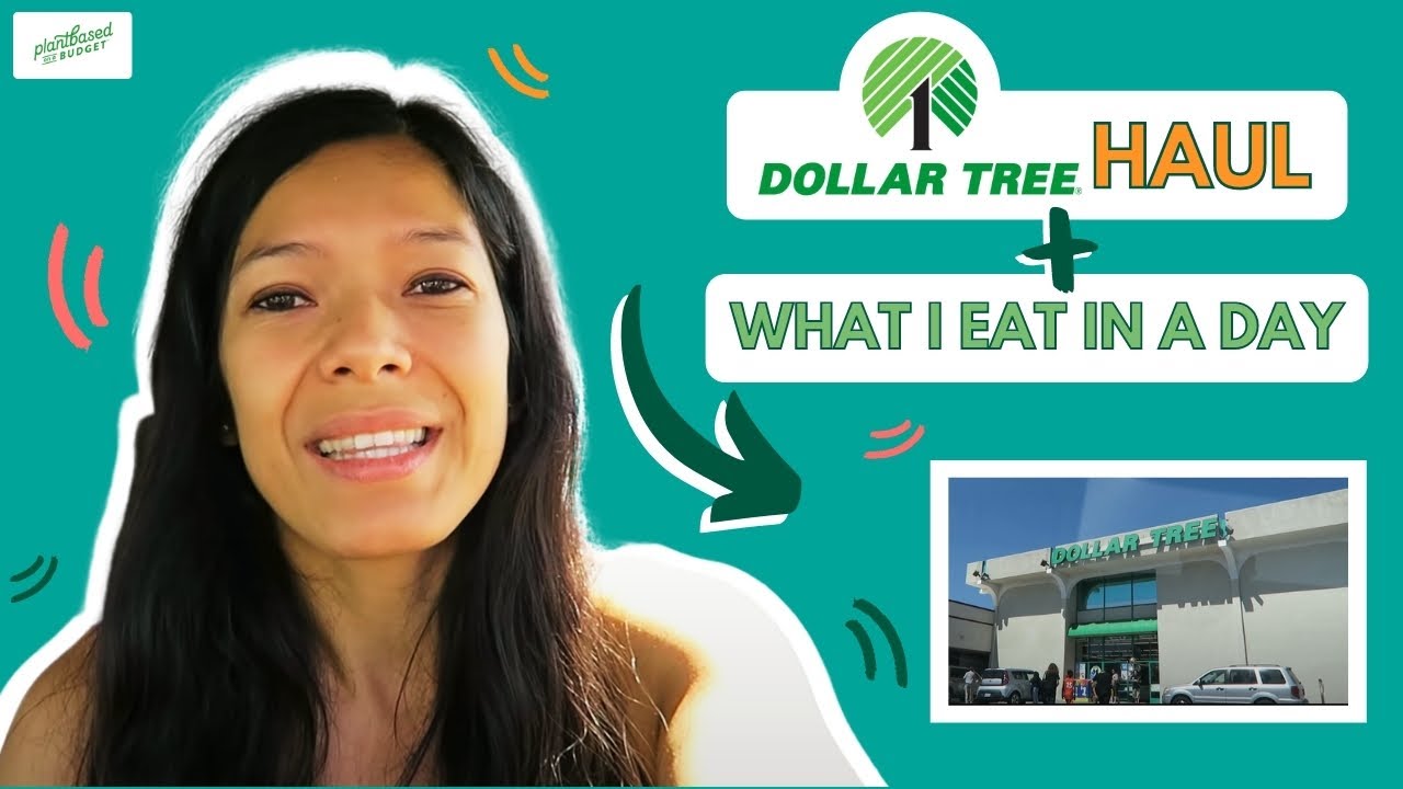 Plant-Based on a Budget Dollar Tree Haul + What I Eat in a Day
