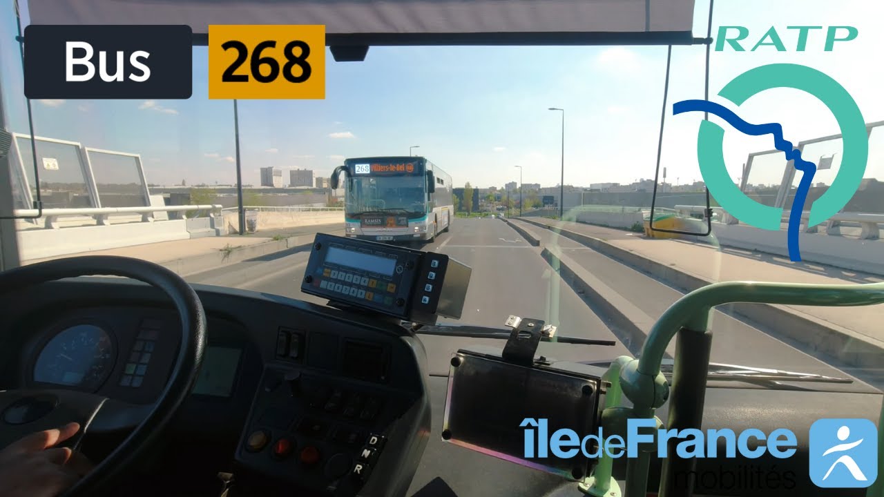 Bus 268 RATP | Villiers-le-Bel RER/Saint-Denis Université Métro - 4K