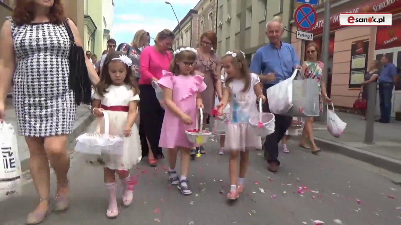 Uroczysta procesja Bożego Ciała w Sanoku
