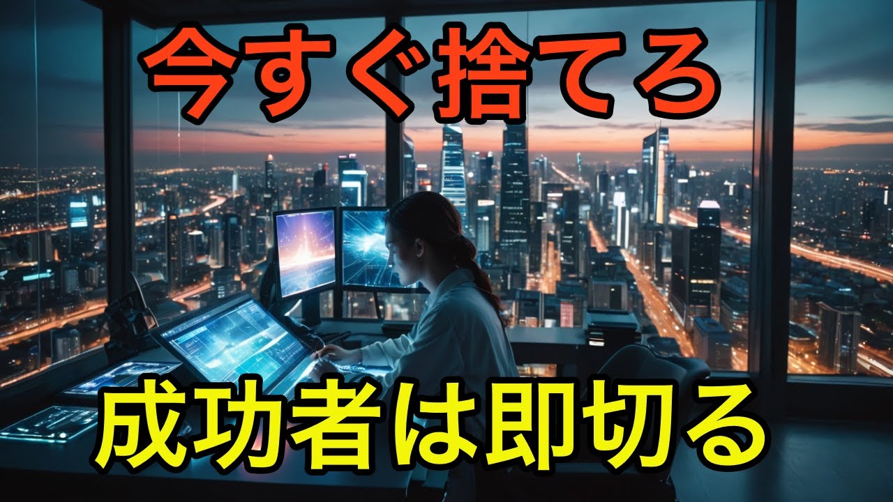 【すぐ不要】成功者が見切るもの12選【命の断捨離】