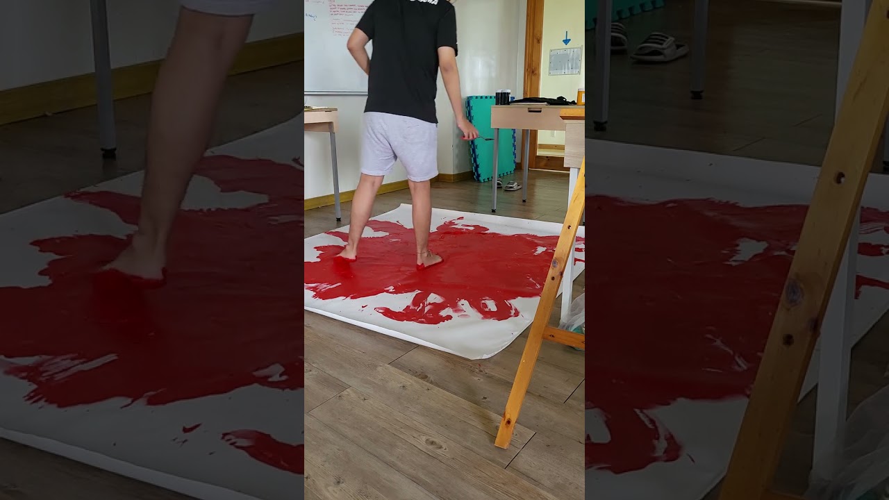 Kazuo Shiraga Inspired
