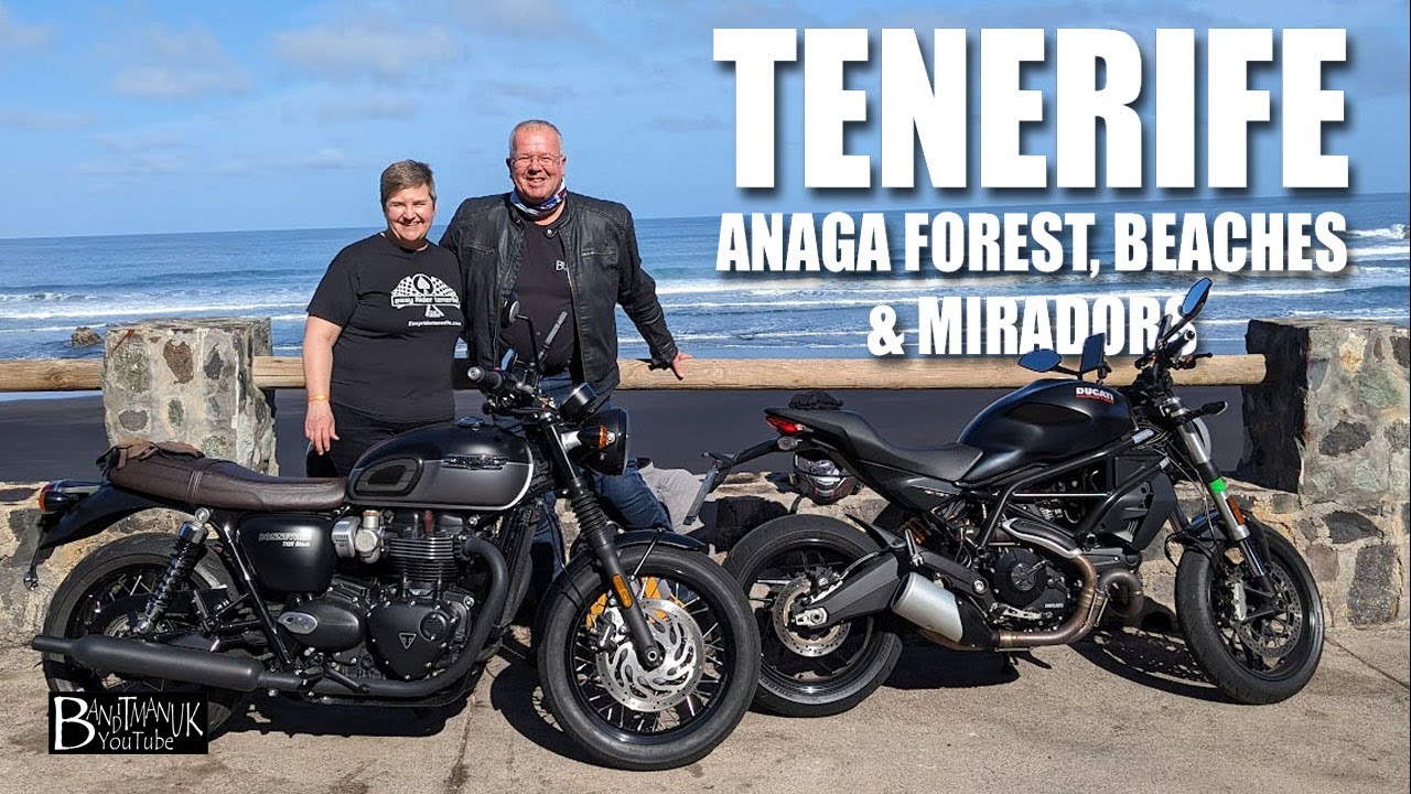 Tenerife: Searching out hidden beaches and beautiful miradors by motorbike. Anaga Forest.