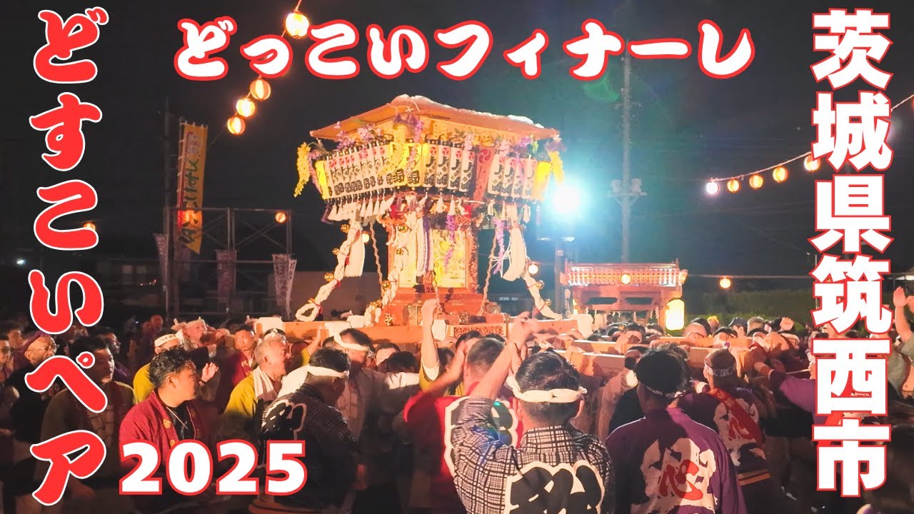 どすこいペア2025 神輿どっこい  - 茨城県筑西市 -【4K】