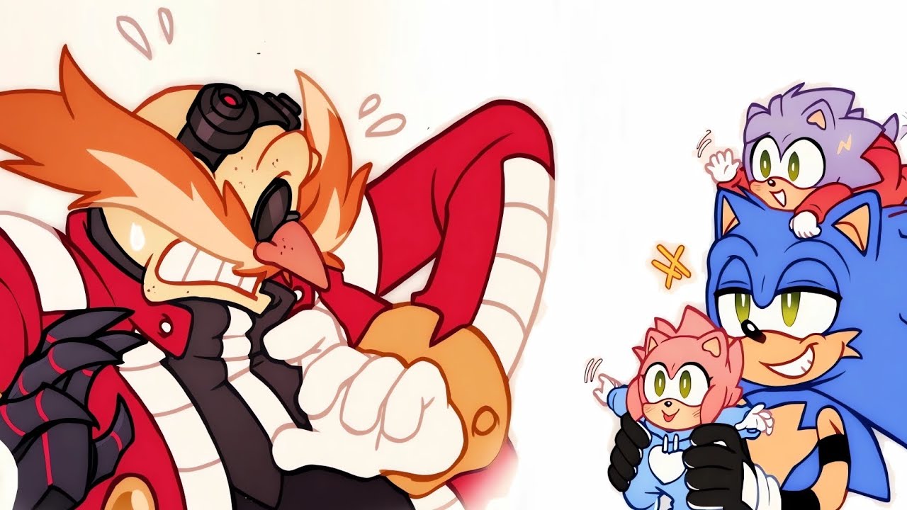 Eggman Conoce a Los Hijos de Sonic | Sonic Cómic-Dub | Legacy of CHAOS