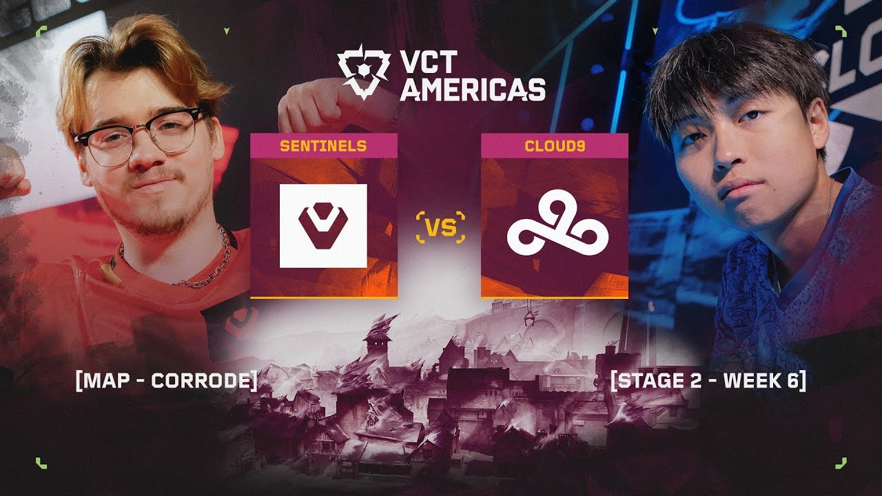 SEN vs. C9 - VCT Americas Stage 2 - Playoffs D2 - Map 1