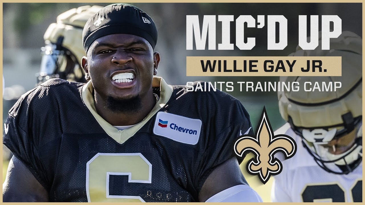 Willie Gay Jr. MIC'D UP at Saints Training Camp 2024